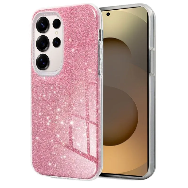Custodia glitter rosa freddo per Samsung Galaxy S25 Ultra - immagine 1