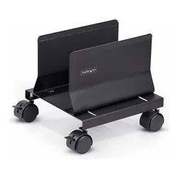 Carrello computer regolabile su ruote Black CPUMOBILESTND - immagine 1