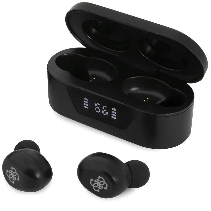 Auricolari Bluetooth Guess Classic Logo, TWS, Nero - immagine 1