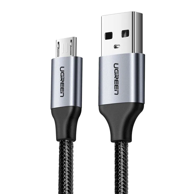 Cavo Dati e Ricarica USB-A - microUSB UGREEN US290, 18W, 1.5m, Nero - immagine 1