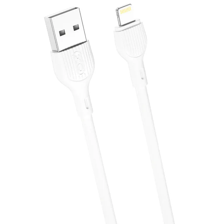 Cavo Dati e Ricarica USB-A - Lightning XO Design NB200, 10W, 1m, Bianco - immagine 1