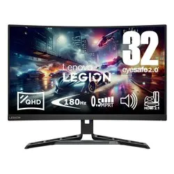 Monitor 31,5" ( LED 2560x1440 QHD 2K 180Hz ) LEGION R32qc 30 Curvo Raven black 67C8GAC1I5 - immagine 1