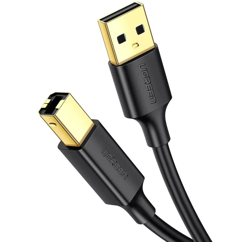 Cavo Stampante UGREEN US135, USB-A - USB-B, 3m, Nero - immagine 1