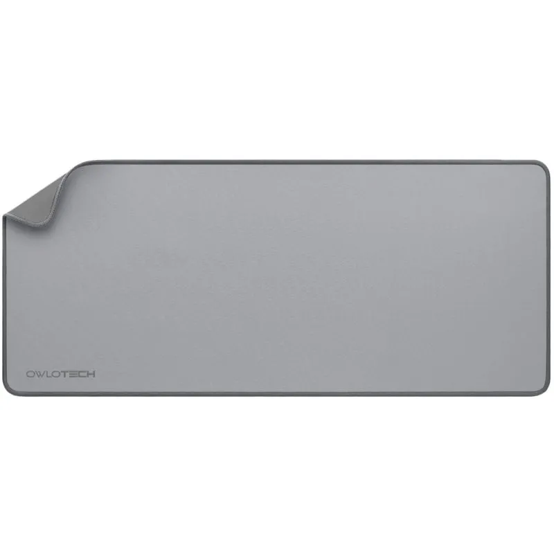Tappetino per mouse Owlotech 90x40cm 2mm Base Estesa Grigio - immagine 1