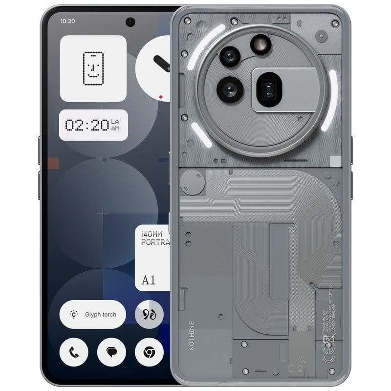 Nothing Phone (3a) Pro 5G 12GB 256GB 6.77" Grigio - immagine 1