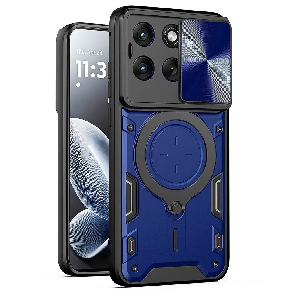 Custodia per Motorola Edge 70 Fusion, Techsuit, CamGuard Pro, Blu - immagine 1