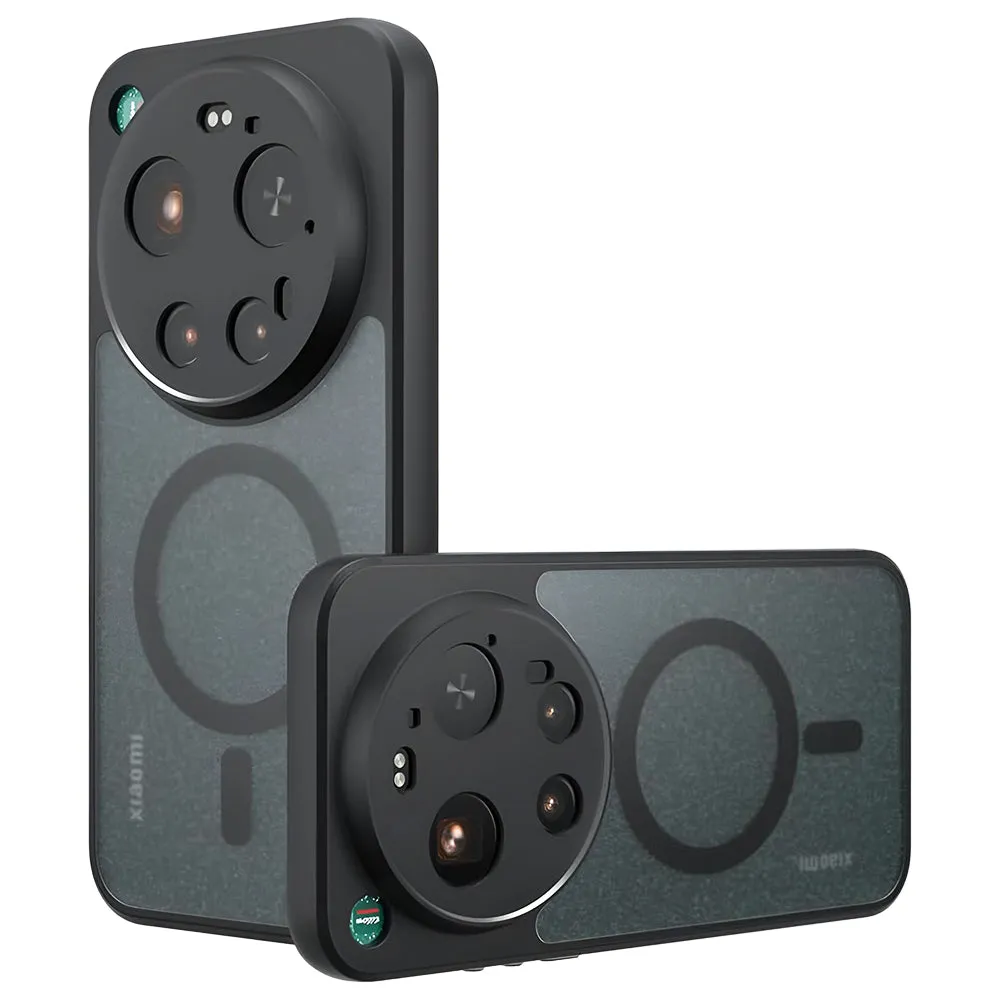 Custodia MagSafe per Xiaomi 17 Ultra, Techsuit, PureFrost, Nera Satinata - immagine 1