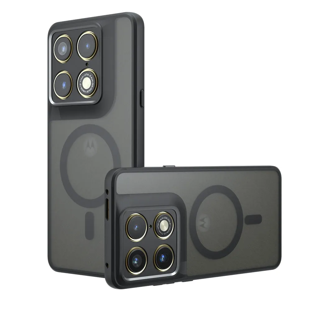 Custodia MagSafe per Motorola Edge 70 Ultra / Signature, Techsuit, PureFrost, Nera Satinata - immagine 1