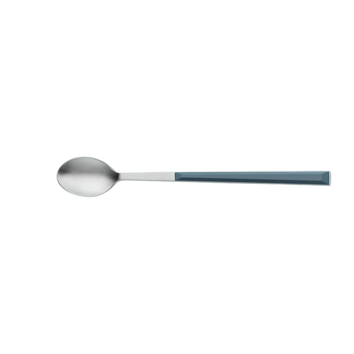 12x Pintinox Cucchiaio latte macchiato SUSHI PRO Satin manico ABS Nero; 20 cm (L); blu; 12 pz. / Pacco - immagine 1