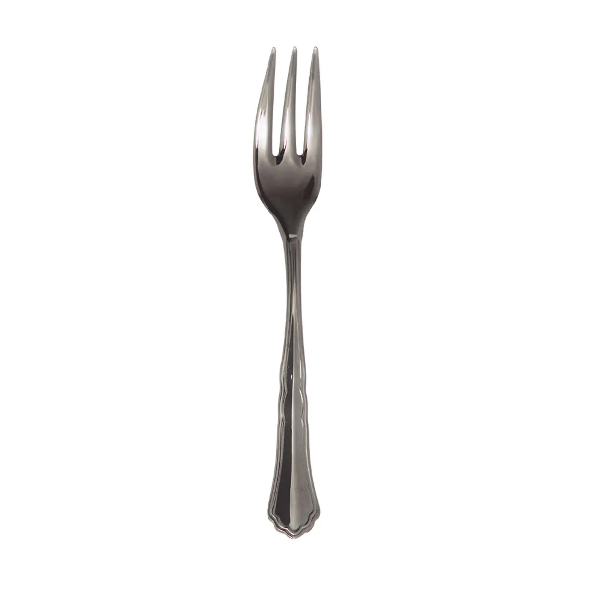 12x Pintinox Forchetta da torta SETTECENTO Treasure Titan; 14.8 cm (L); antracite; 12 pz. / Pacco - immagine 1