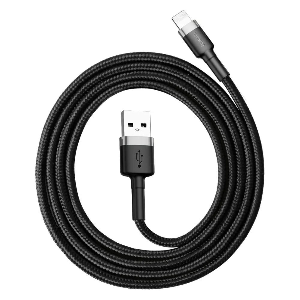 Cavo Dati e Ricarica USB-A - Lightning Baseus Cafule, 18W, 1m, Grigio CALKLF-BG1 - immagine 1