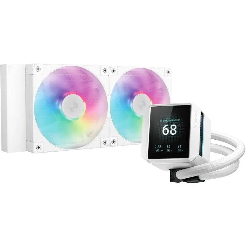 Refrigerazione Liquida DeepCool Mystique 240 ARGB 240mm 2 Ventole LCD - immagine 1