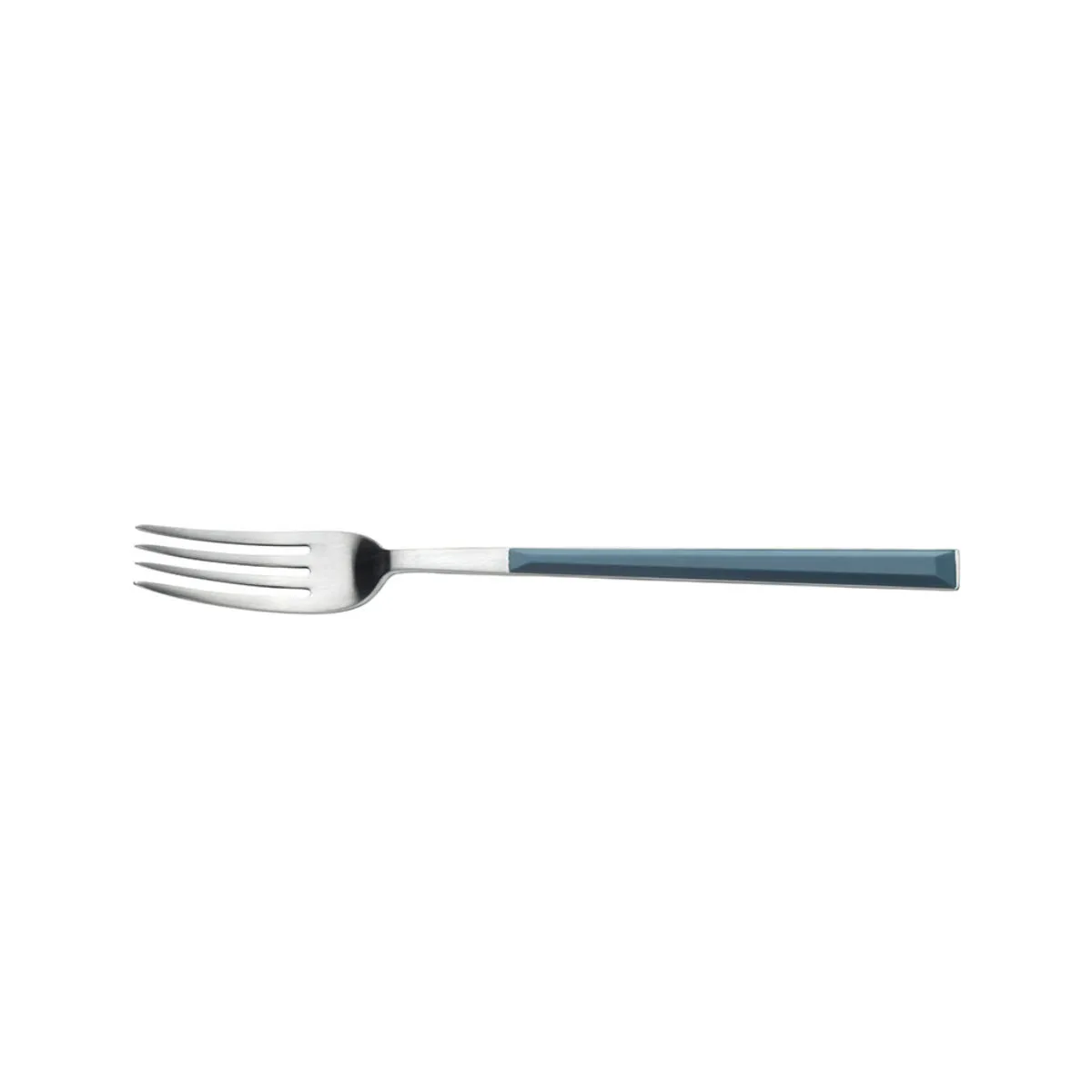 12x Pintinox Forchetta da tavola SUSHI PRO Satin manico ABS Bianco; 21 cm (L); blu; 12 pz. / Pacco - immagine 1