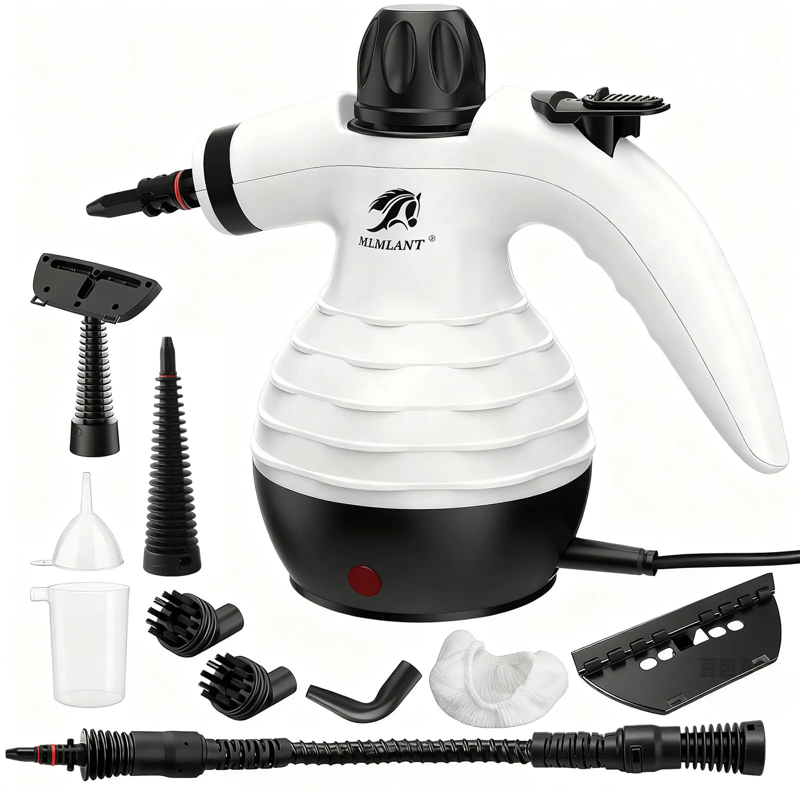 MLMLANT Pulitrice a Vapore Portatile, Steam Cleaner con 10 Accessori - immagine 1