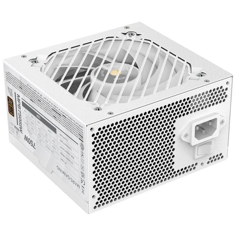 Mars Gaming Mpb750si Alimentatore Atx 750w 7 anni di garanzia 80plus Bronze 90% Bianco - immagine 1
