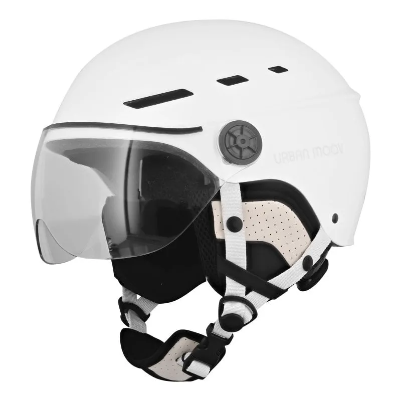 Casco protettivo TnB con visiera per monopattino/skate/pattinaggio a rotelle taglia L/XL 58-61 cm bianco omologato - immagine 1