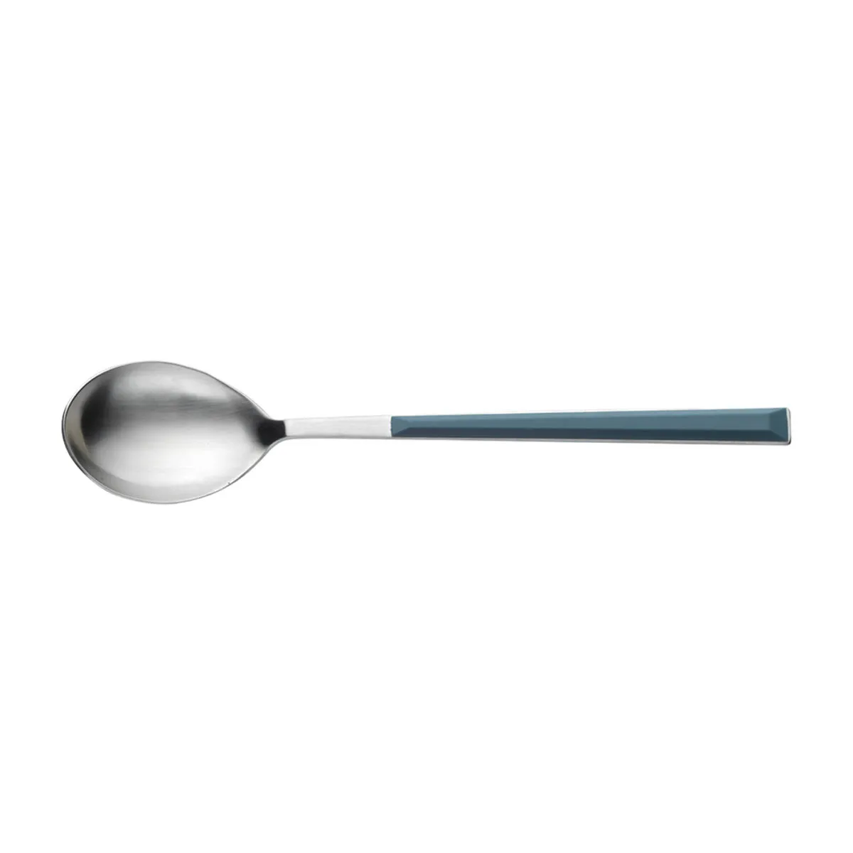 12x Pintinox Cucchiaio da tavola SUSHI PRO Satin manico ABS Bianco; 21 cm (L); blu; 12 pz. / Pacco - immagine 1