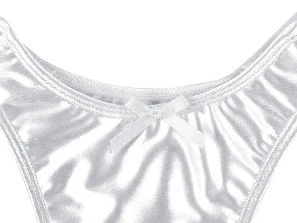 Landofgenie - Slip tucking gaff per crossdresser, mutandine modellanti per nascondere, intimo modellante per transgender, Bianco, L - immagine 5