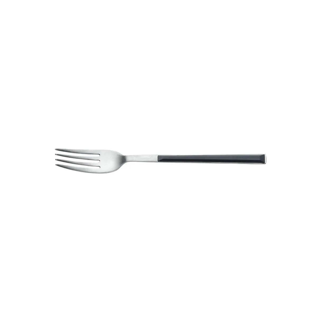 12x Pintinox Forchetta da torta SUSHI PRO Satin manico ABS Bianco; 16.5 cm (L); nero; 12 pz. / Pacco - immagine 1
