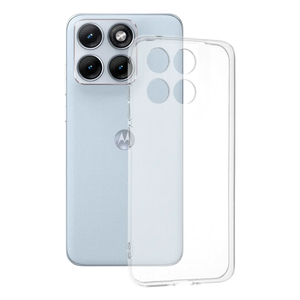 Custodia per Motorola Edge 70 Fusion, Techsuit, Clear, Trasparente - immagine 1