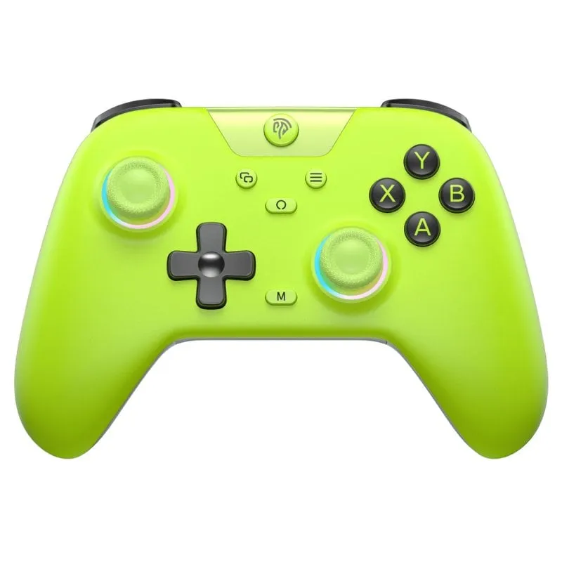 EasySMX X05 Gamepad wireless RGB Bluetooth/2,4 GHz 750 mAh 1000 Hz verde per PC/Switch/Android/iOS - immagine 1