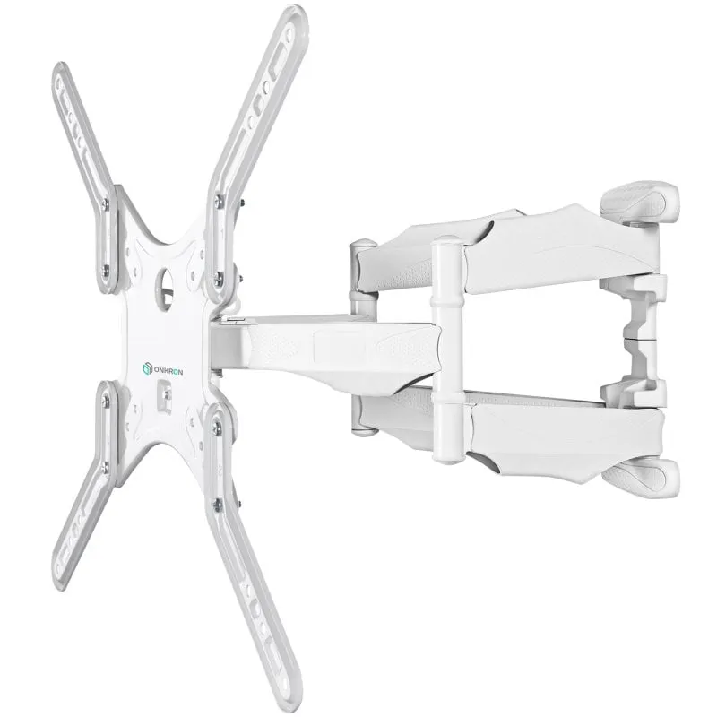 Onkron M5-W Supporto TV da Parete 37 a 70" VESA 100x100 a 400x400 Max 36,4Kg Bianco - immagine 1