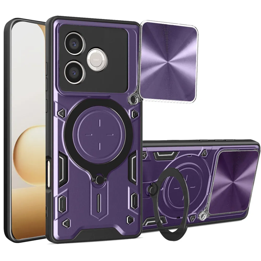 Custodia per Honor 600 Lite, Techsuit, CamGuard Pro, Viola - immagine 1