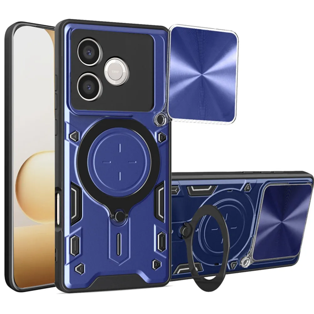 Custodia per Honor 600 Lite, Techsuit, CamGuard Pro, Blu - immagine 1