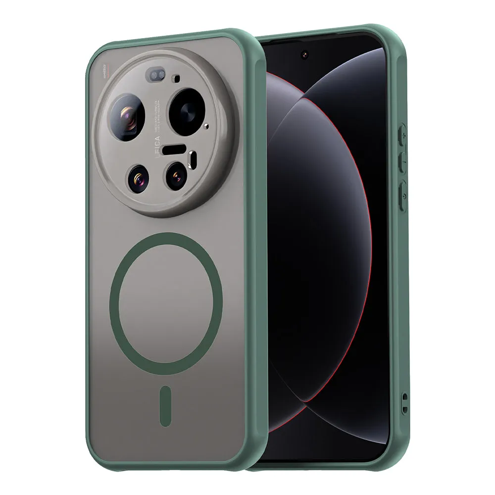 Custodia MagSafe per Xiaomi 17 Ultra, Techsuit, HaloFrost II, Verde - immagine 1