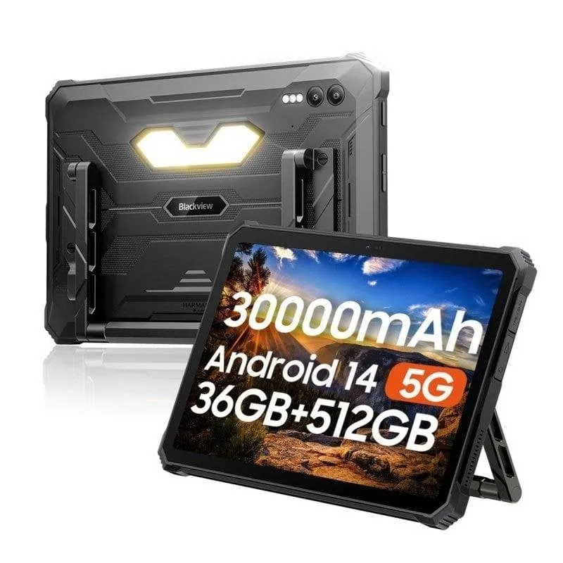 Tablet Blackview Active 10 Pro WiFi + 5G 11" 12GB 512GB Nero - immagine 1