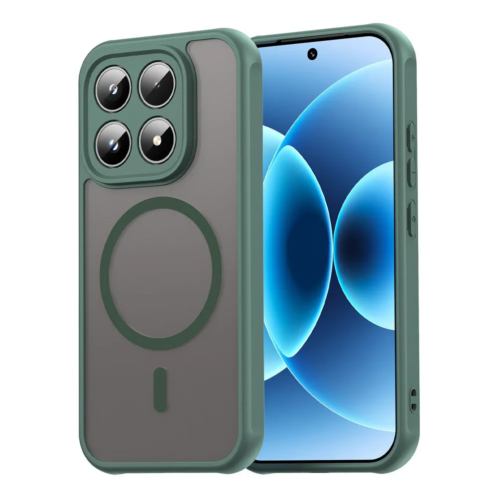 Custodia MagSafe per Xiaomi 17, Techsuit, HaloFrost II, Verde - immagine 1