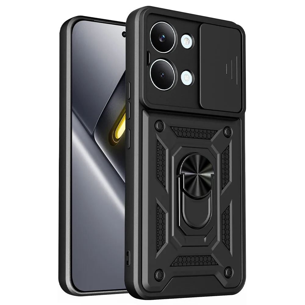 Custodia per Xiaomi Poco X8 Pro Max, Techsuit, CamShield, Nera - immagine 1