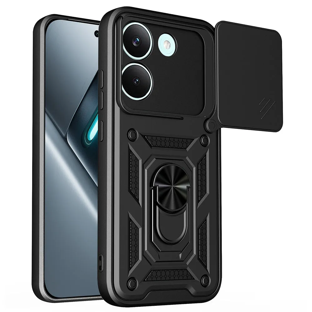 Custodia per Xiaomi Poco X8 Pro, Techsuit, CamShield, Nera - immagine 1