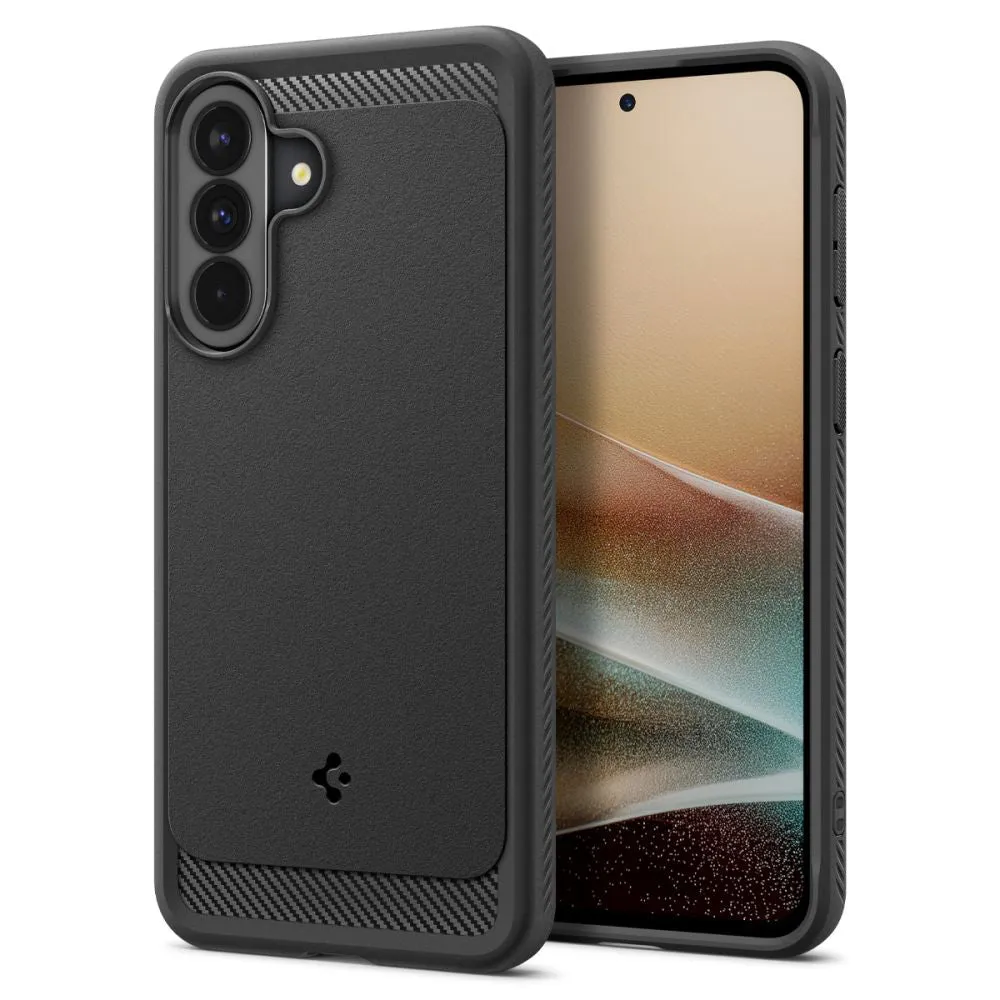 Custodia per Samsung Galaxy A37 5G, Spigen, Rugged Armor, Nera ACS09795 - immagine 1