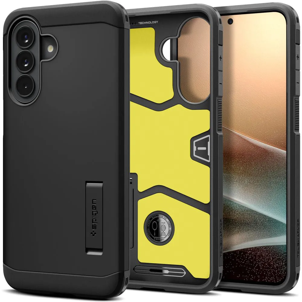 Custodia per Samsung Galaxy A57 5G, Spigen, Tough Armor, Nera ACS11125 - immagine 1