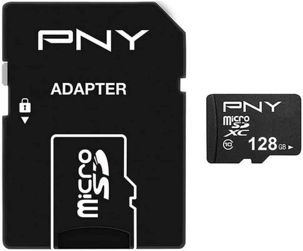 Scheda di Memoria microSDXC PNY Performance Plus, 128Gb, Classe 10, Con Adattatore P-SDU12810PPL-GE - immagine 1