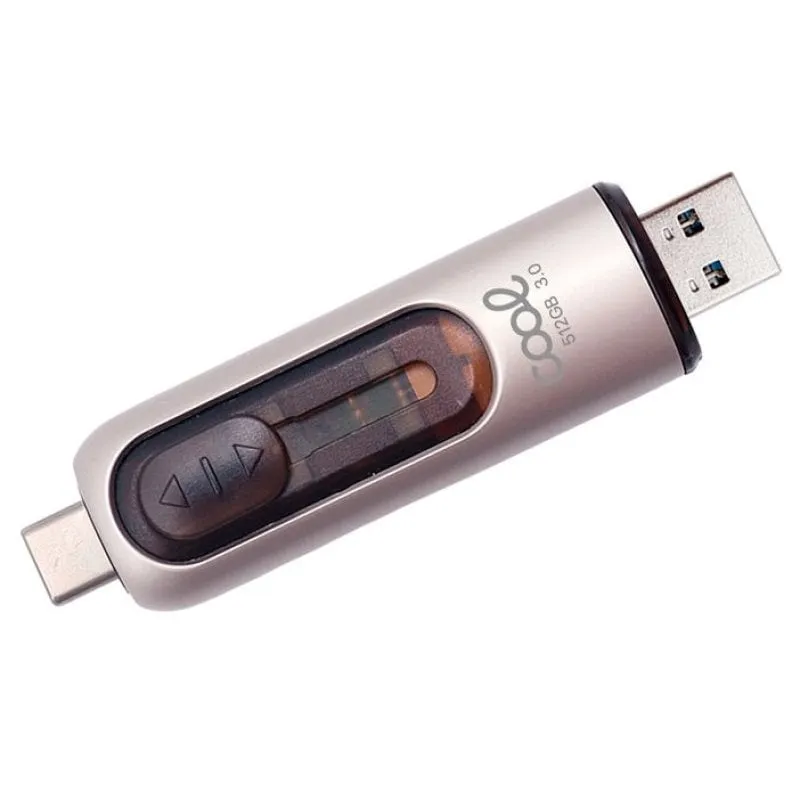 Cool Pen Drive USB 3.0 512GB Tipo-C / USB (2 in 1) Argento - immagine 1
