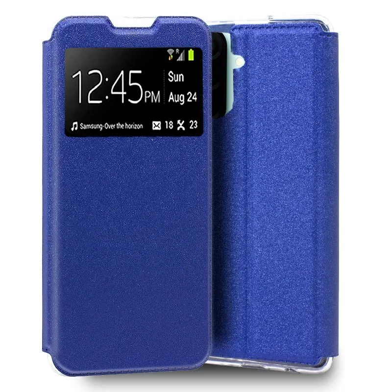 Custodia Flip Cover COOL per Samsung Galaxy A26 5G Blu Semplice - immagine 1