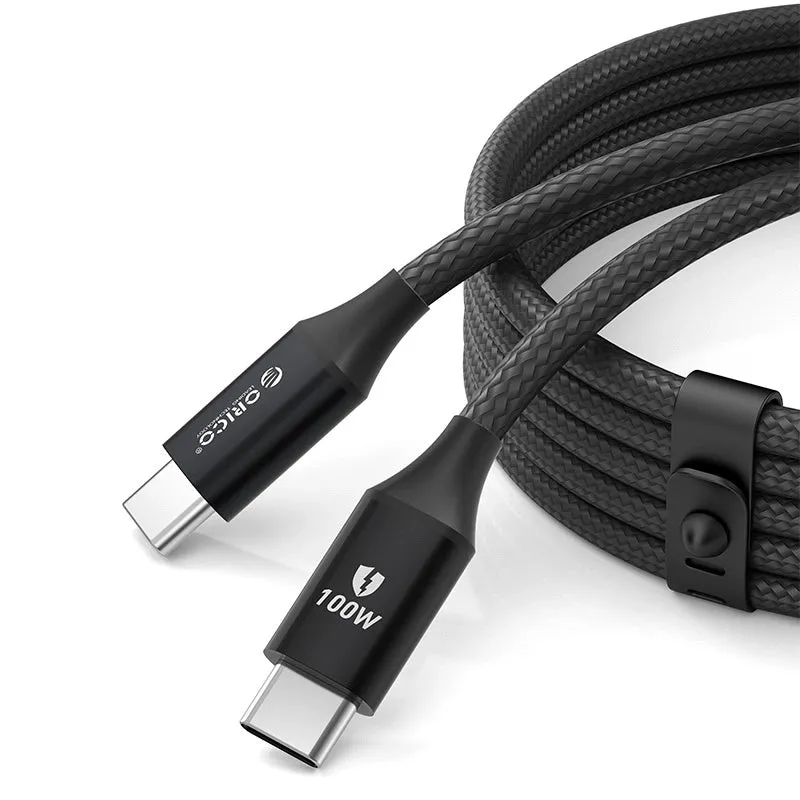 Cavo Dati e Ricarica USB-C - USB-C Orico CDX, 100W, 1m, Nero - immagine 1
