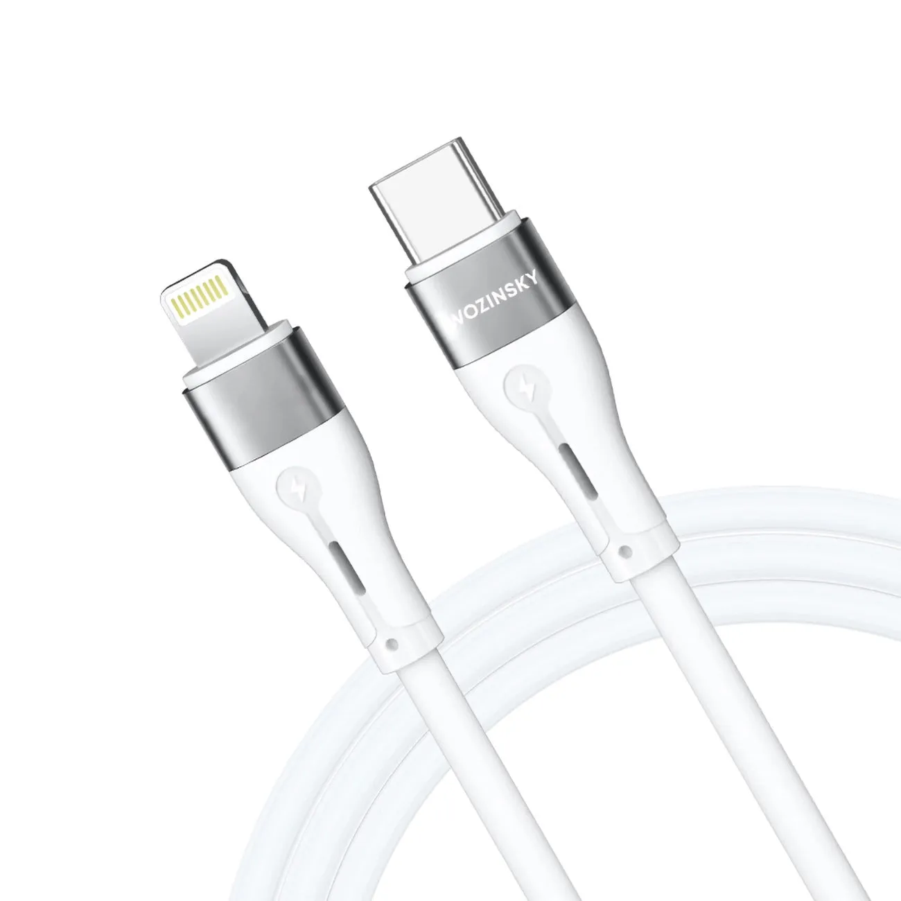 Cavo Dati e Ricarica USB-C - Lightning WZK WSTCL1, 27W, 1m, Bianco - immagine 1