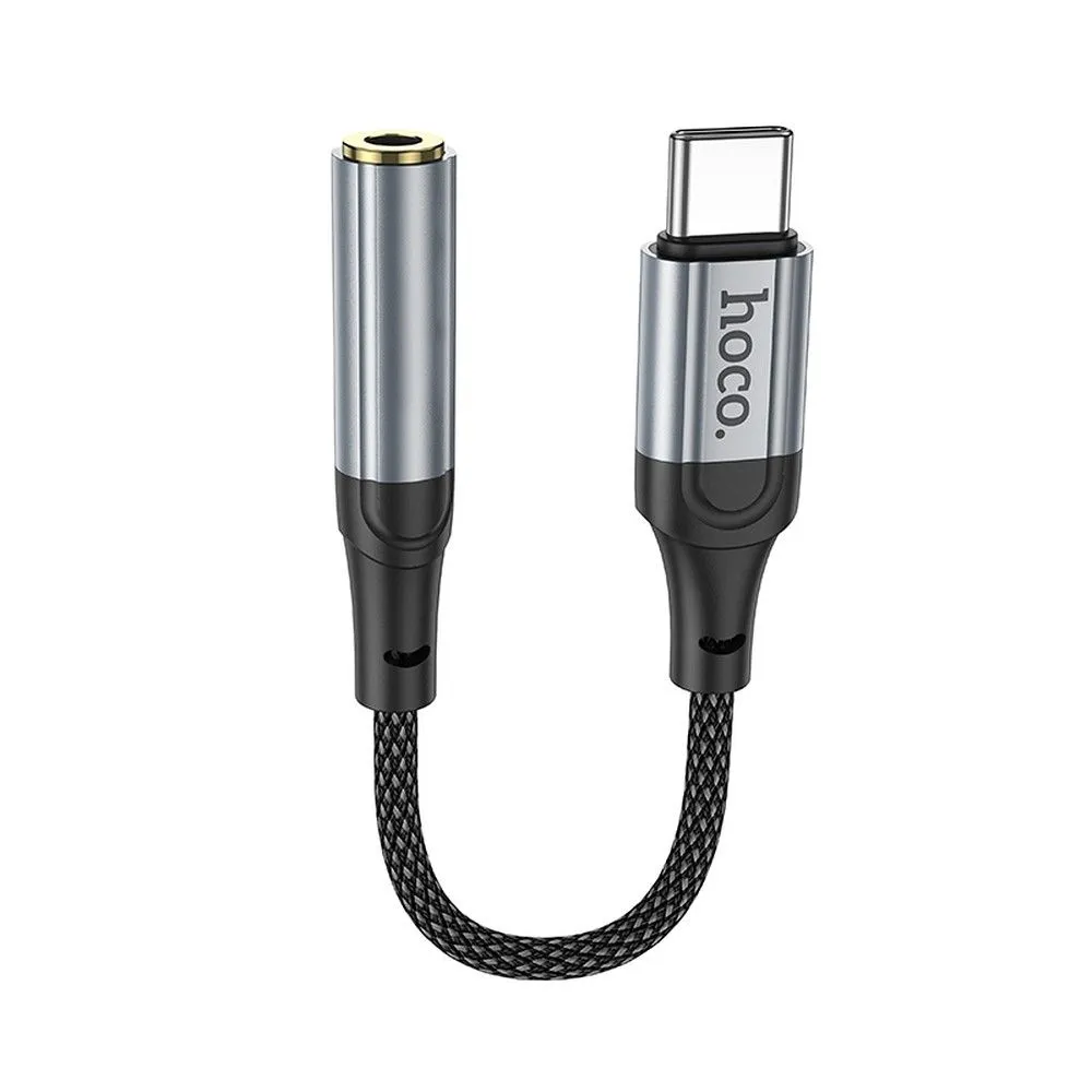 Adattatore Audio USB-C - 3.5mm HOCO LS36, Grigio - immagine 1