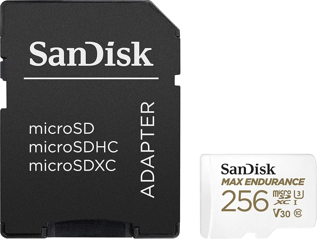 Scheda di Memoria microSDXC SanDisk MAX Endurance, 256Gb, Classe 10 / UHS-1 U3, Con Adattatore SDSQQVR-256G-GN6IA - immagine 1