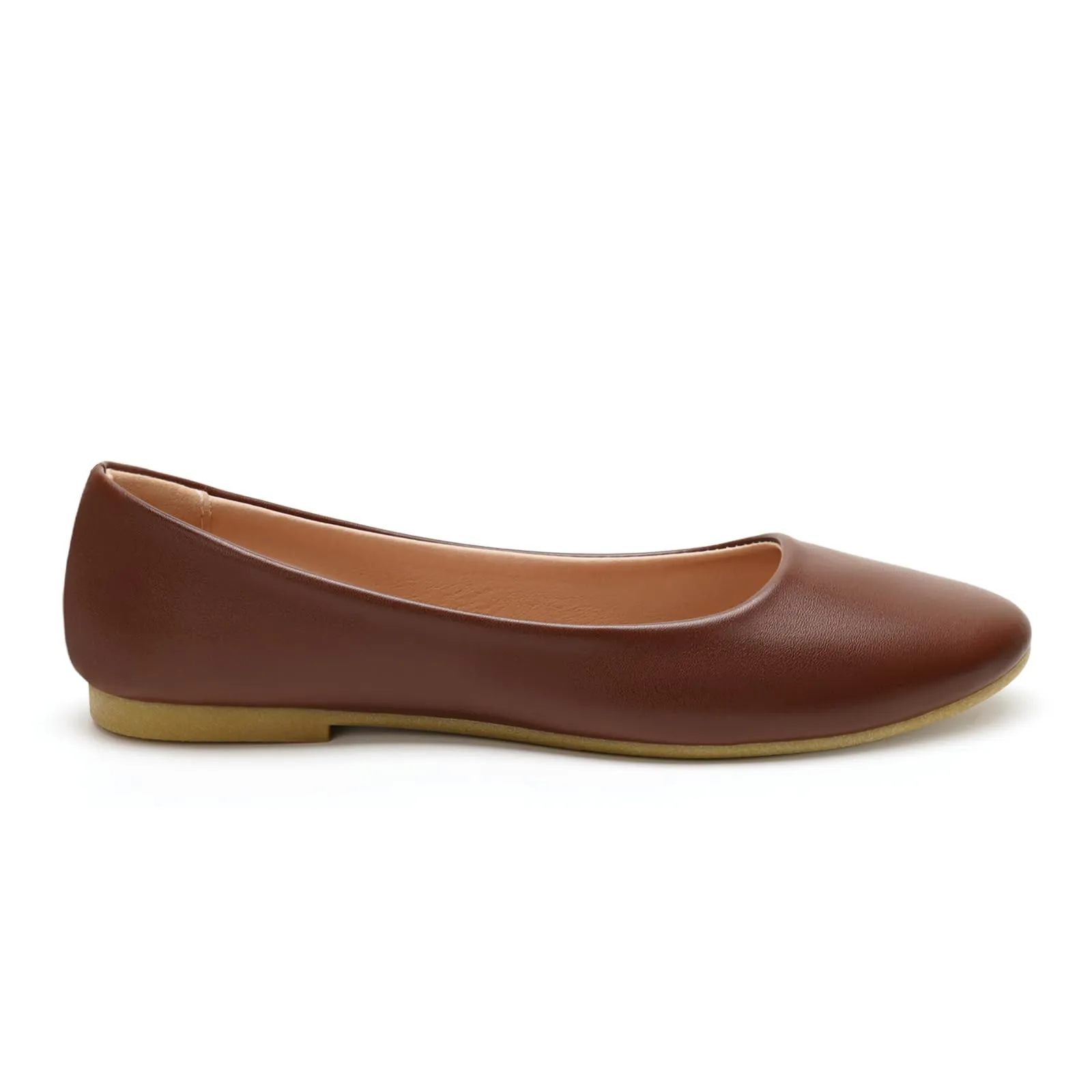 GLAMORA Ballerine Donna Scarpe Basse Punta Tonda Pelle Sintetica Comode Eleganti Manoletina Ballerina Classica Slip On Suola Flessibile Leggere Morbide Calzata Piccola - immagine 3