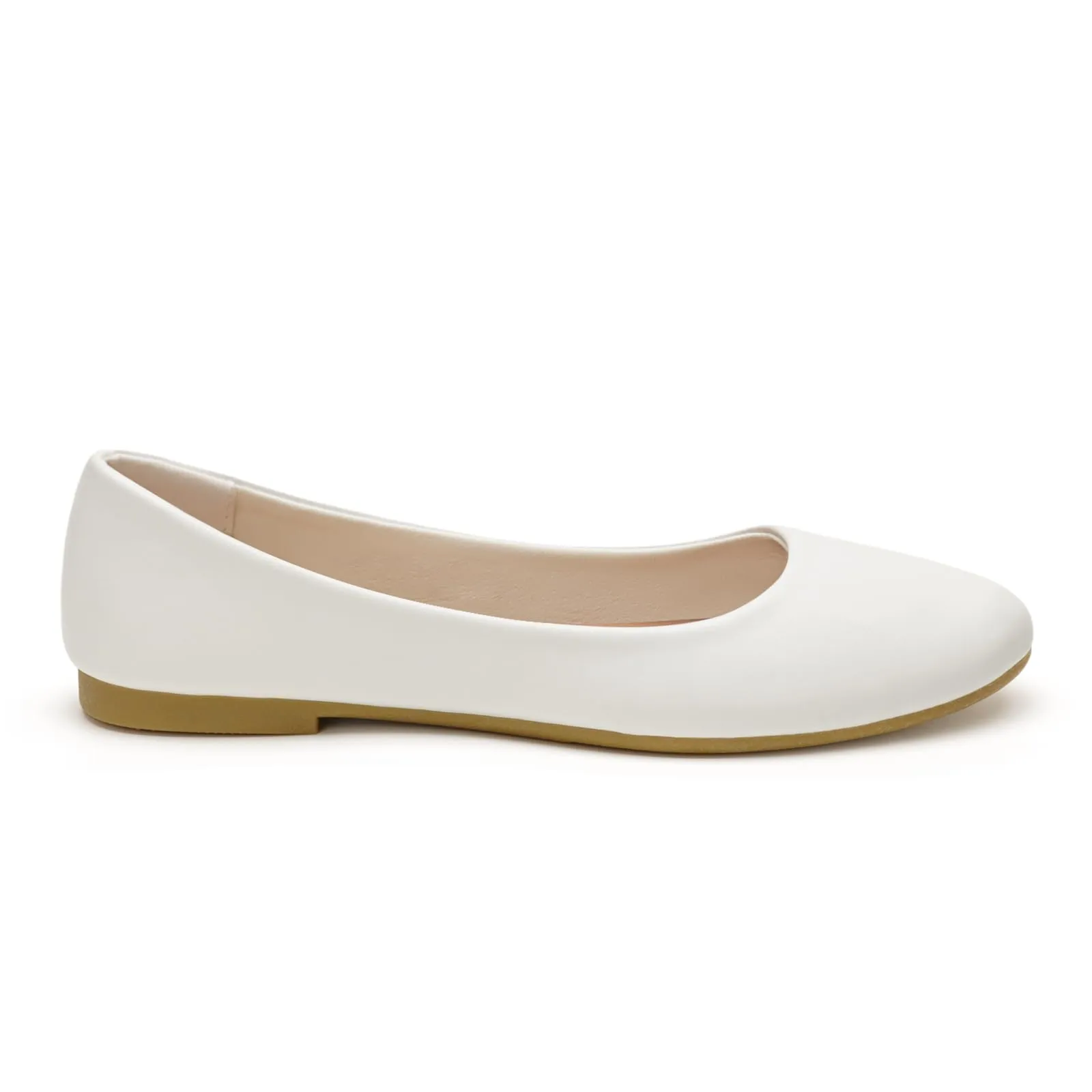 GLAMORA Ballerine Donna Scarpe Basse Punta Tonda Pelle Sintetica Comode Eleganti Manoletina Ballerina Classica Slip On Suola Flessibile Leggere Morbide Calzata Piccola - immagine 3