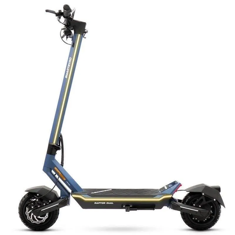 Monopattino elettrico Smartgyro Raptor Dual Evo LR 2x1000W Autonomia 75km Ruote 10" - immagine 1