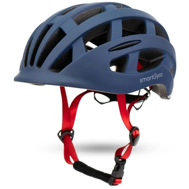 Smartgyro Smart Helmet Casco Urbano con Luce per Scooter e-Bike Multi Taglia Regolabile M/L Blu - immagine 1