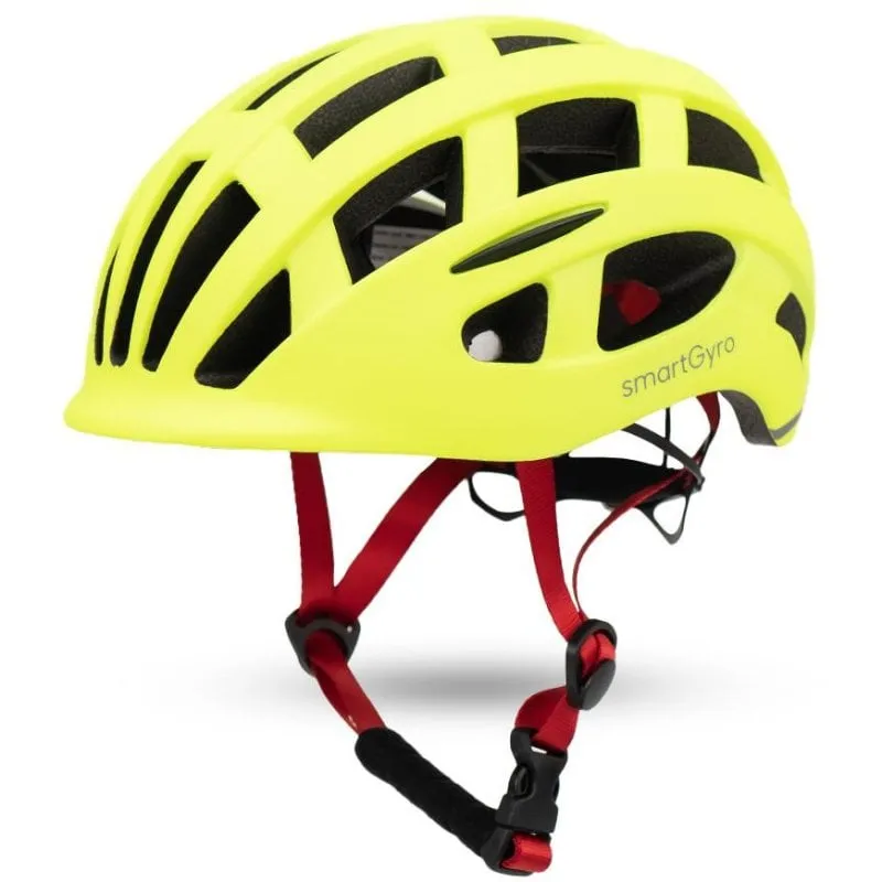 Smartgyro Smart Helmet Casco Urbano con Luce per Scooter e-Bike Multi Taglia Regolabile M/L Giallo - immagine 1
