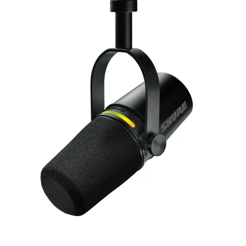Microfono Shure MV7+ USB/XLR dinamico con pannello LED personalizzabile - immagine 1