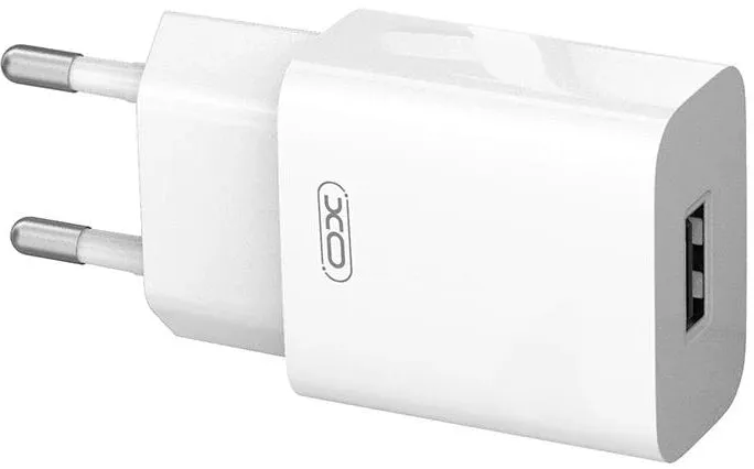 Caricabatterie Rete XO Design L99, 12W, 2.4A, 1 x USB-A, Bianco - immagine 1