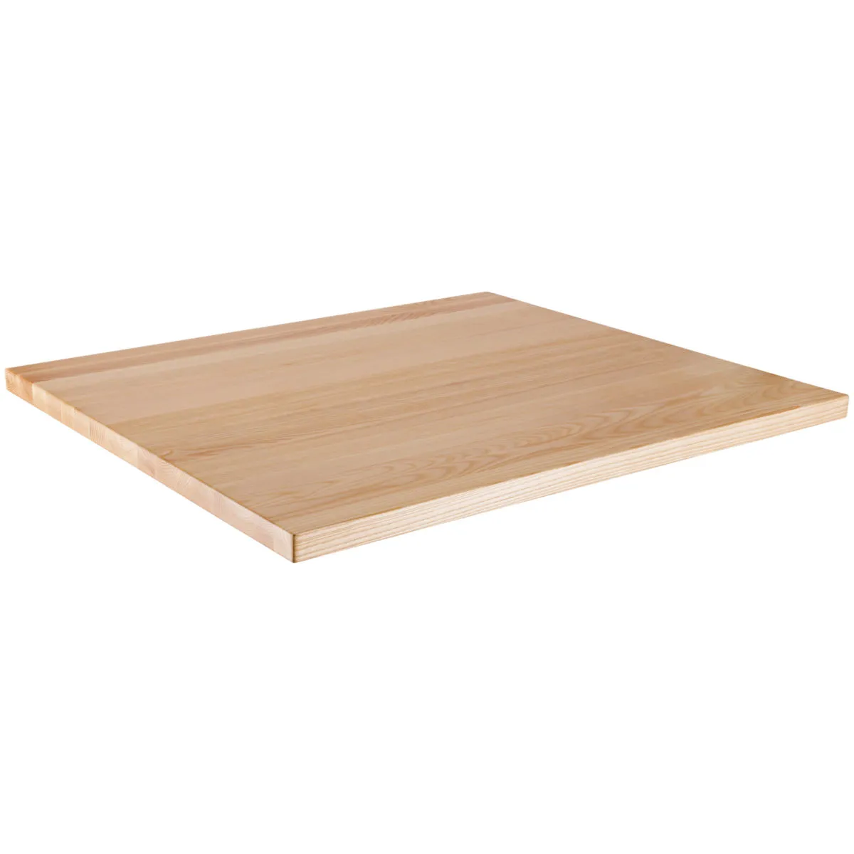 VEGA Piano per tavolo Kentucky rettangolare; 80x60x3 cm (LxLxH); frassino/naturale; rettangolare - immagine 1